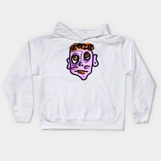 purple face Kids Hoodie